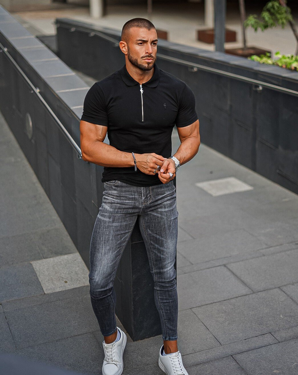 Dark Grey Skinny Jeans