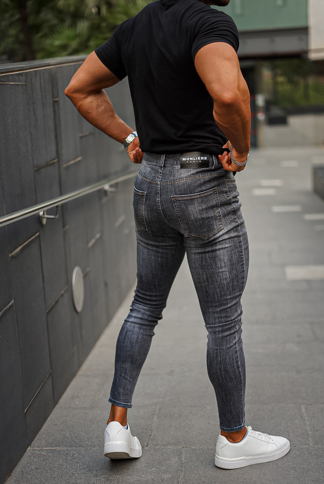 Dark Grey Skinny Jeans