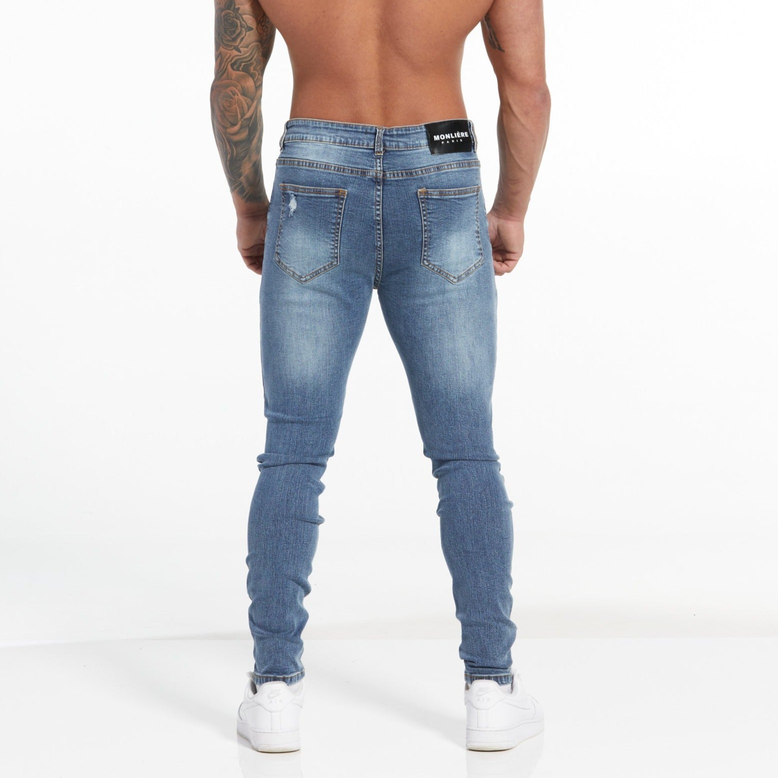 Blue Ripped Jeans-Light