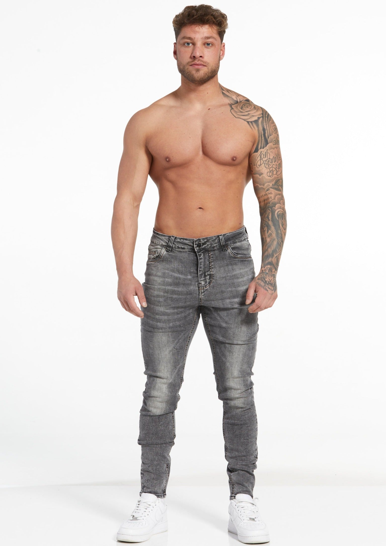 Dark Grey Skinny Jeans