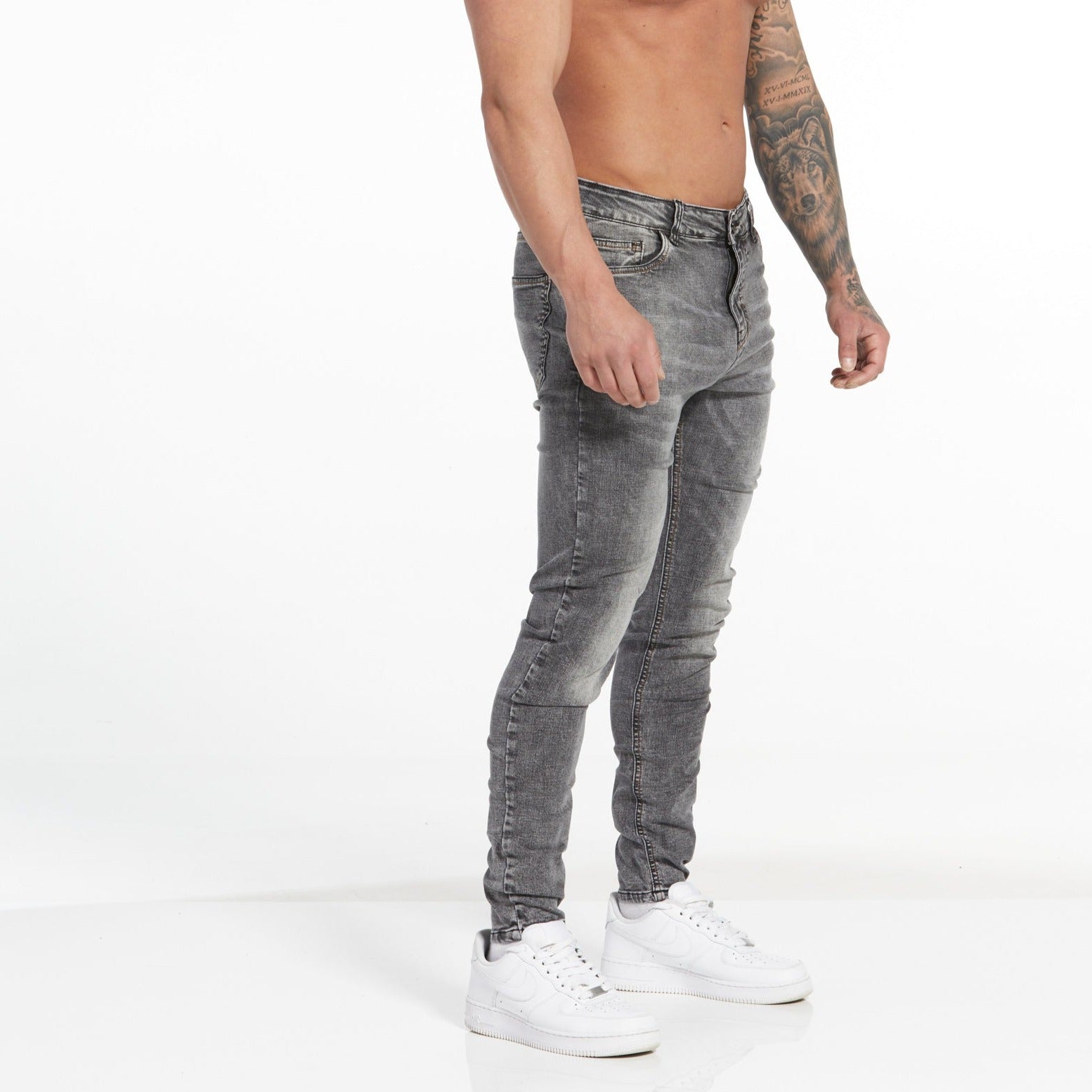 Dark Grey Skinny Jeans