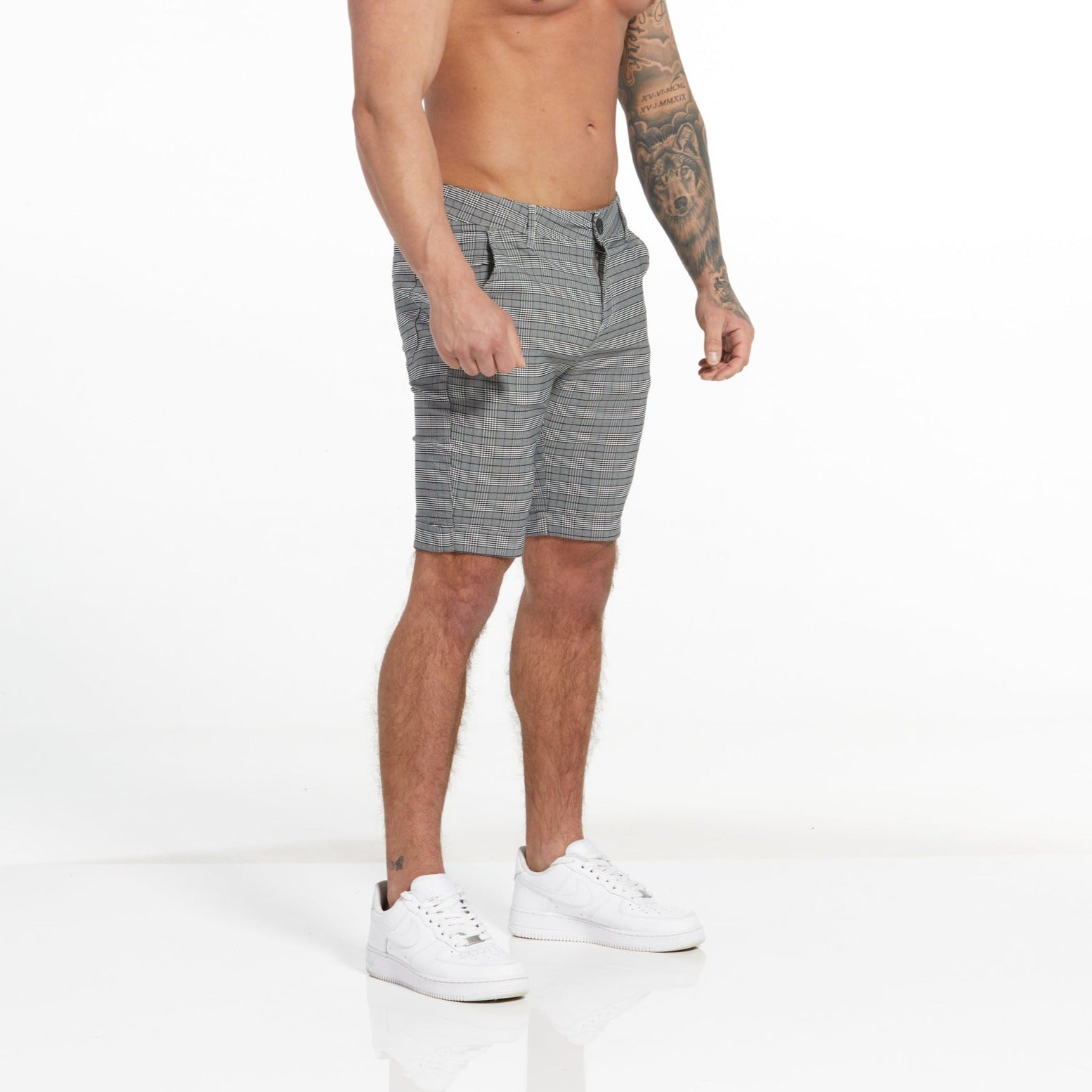Dark Grey Stretch Short